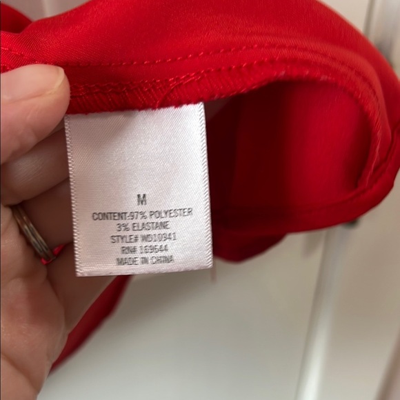 Francesca's Studio 19 Flirty Red Spaghetti Strap Mini Dress - Size Medium - Picture 12 of 13